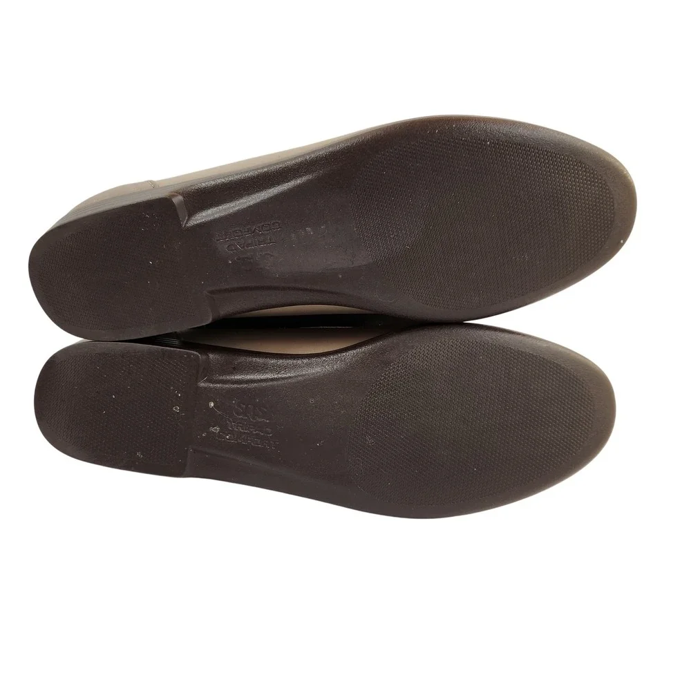 SAS Shoes Tripad Comfort Footbed Loafers Womens Size 12 N Beige Leather Slip On‎